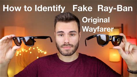 how to recognize fake ray ban
